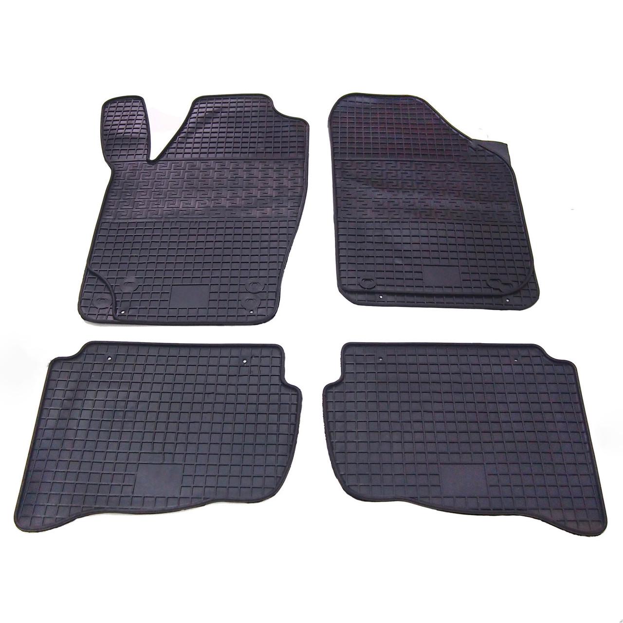 Коврики резиновые Skoda Fabia 00-/Roomster 06-/Volkswagen Polo 02-/ SEAT Ibiza 03-/Cordoba 03- 2 шт. (67854)