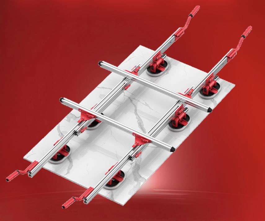 Система монтажа переноски Shijing 6109 крупноформатной плитки SHIJING P708 3200х1600 мм на 6 вакуумных присосках - фото 9