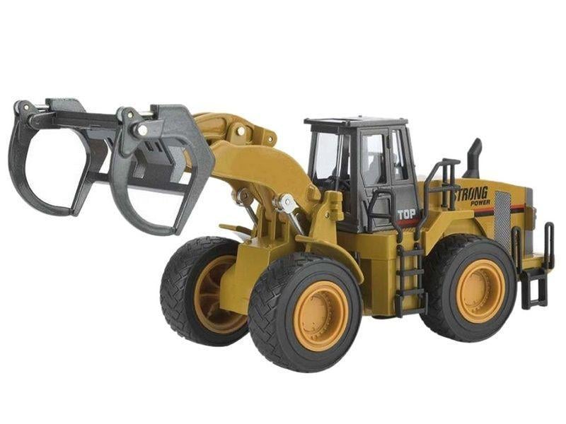 Машинка-экскаватор Hui Na Toys металлический экскаватор для древесины (1914)