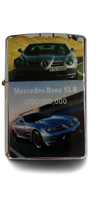 Зажигалка бензиновая карманная HL-82 Mersedes-Benz SLR (3726A)