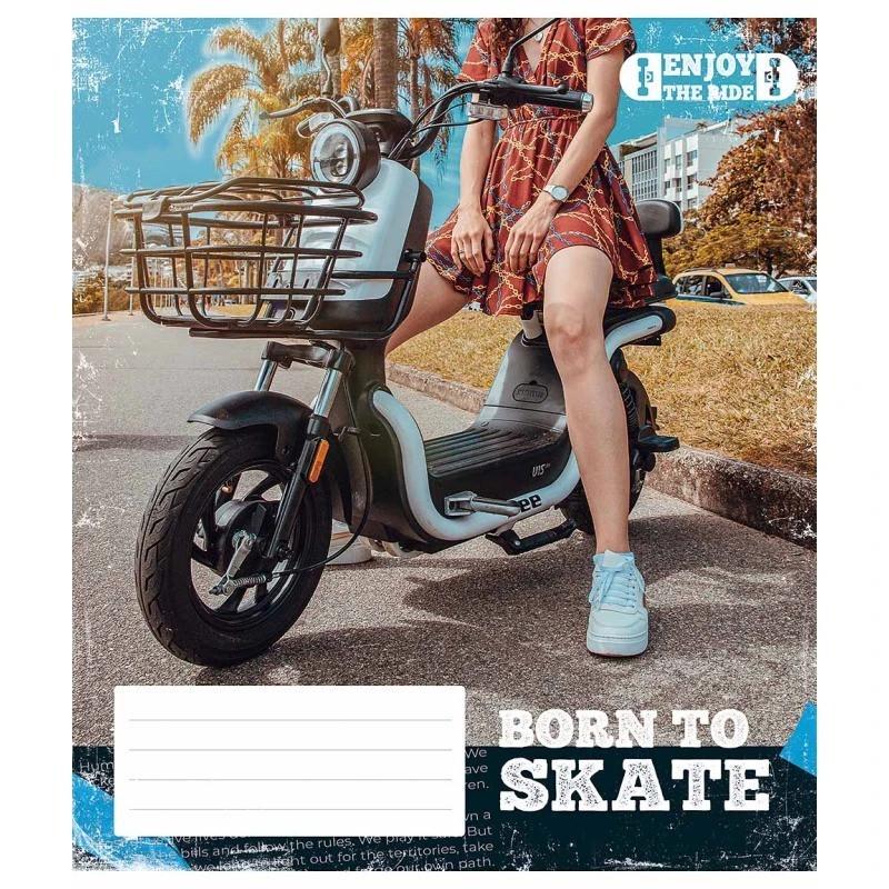 Зошит учнівський "Enjoy the ride" 048-3317L-3 у лінію 48 аркушів