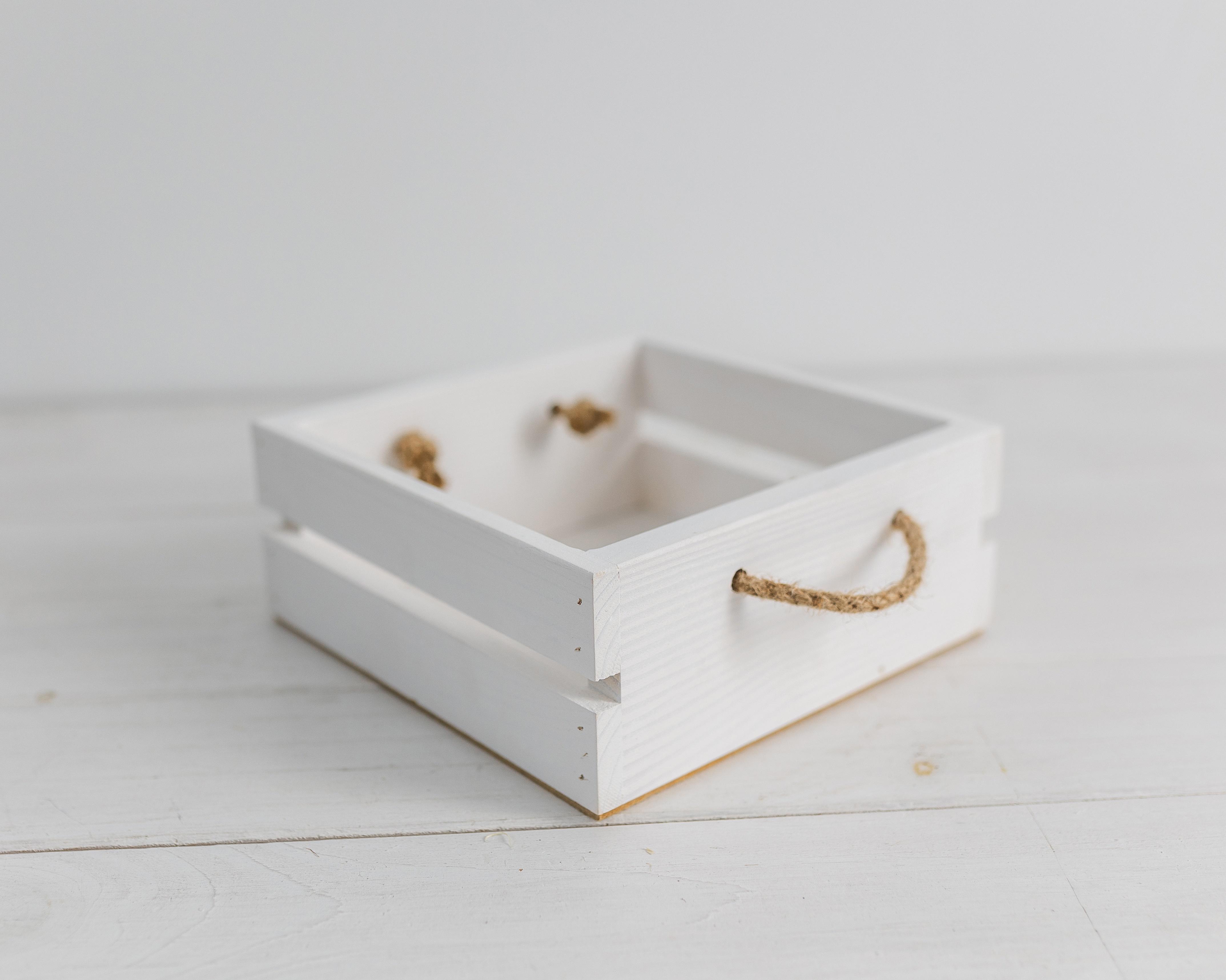 Ящик деревянный декоративный Прованс Белый (0002060)