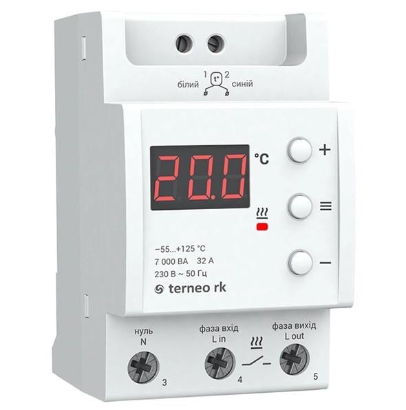 Терморегулятор универсальный Terneo RK для котла систем нагрева или защиты водопровода от замерзания
