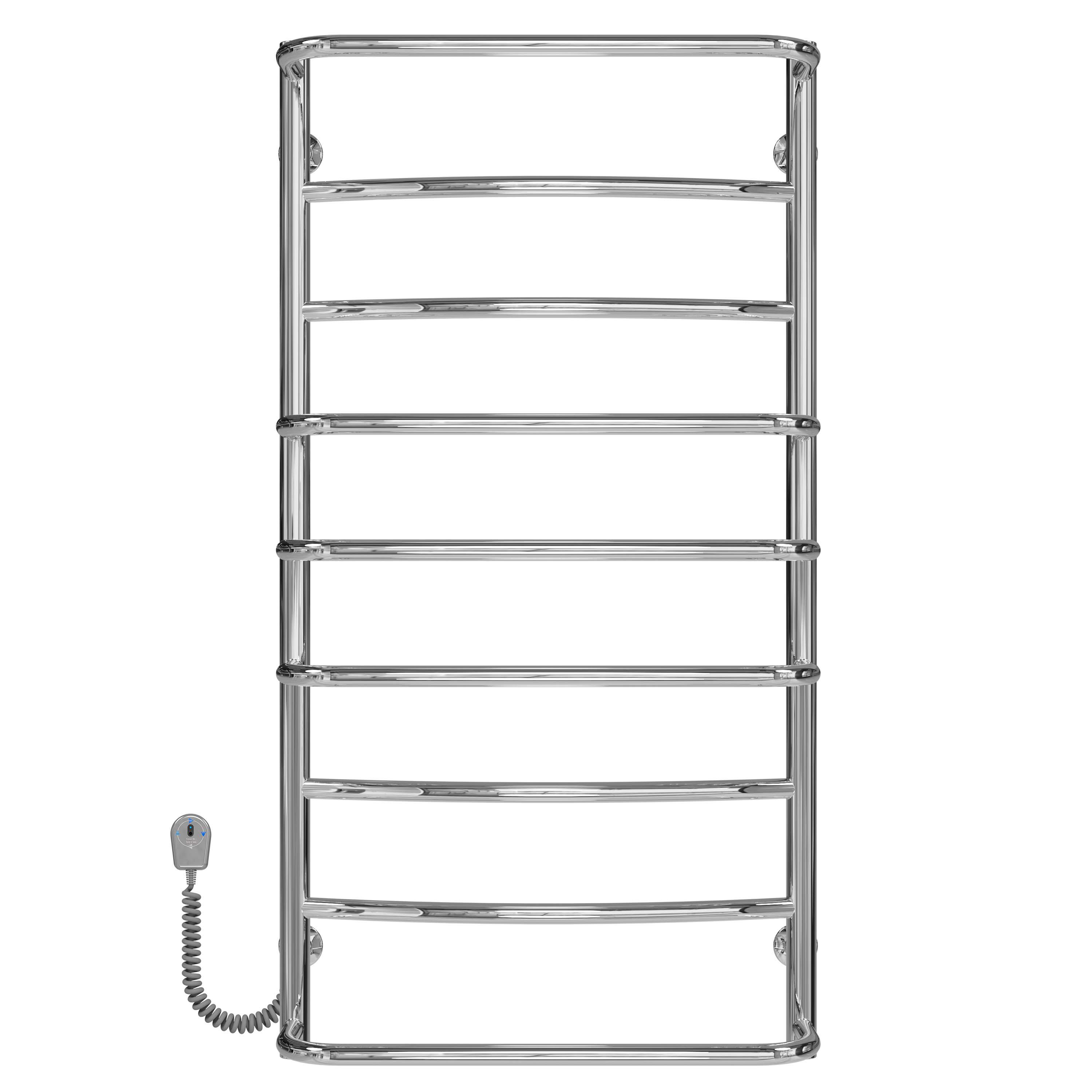 Рушникосушарка електрична Deffi Аквамікс П9 EF16 ліве підключення нержавіюча сталь 500х1000 мм Хром (C.AM.100.50.9.E.C.L.5)