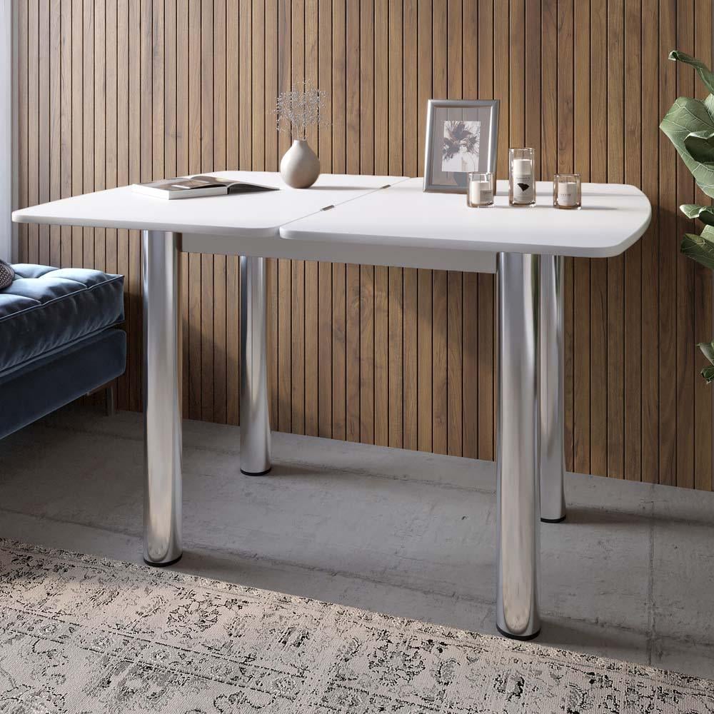 Обеденный стол Lion Нота раскладной 60x90/90x120 см Нимфея Альба (000-000-2617)