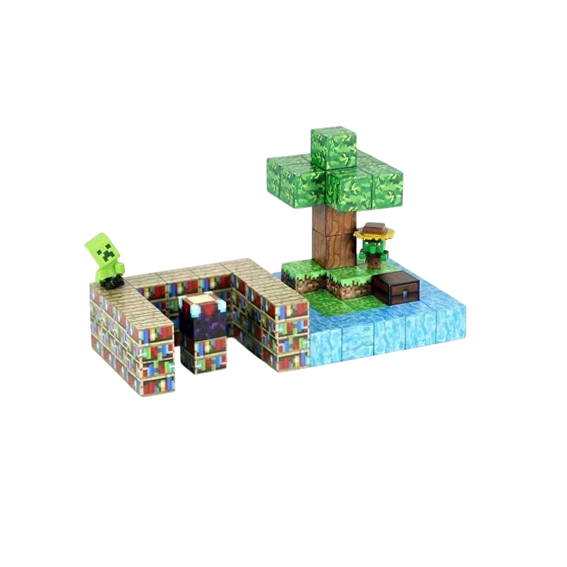 Конструктор магнітний Minecraft LZCK064 фігурки героїв 60 елементів (MTT-198613)