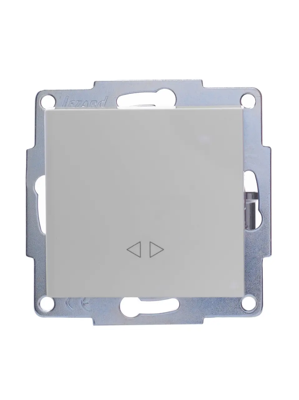 Выключатель Lezard Vesna 1-клавишный перекрестный без рамки Белый