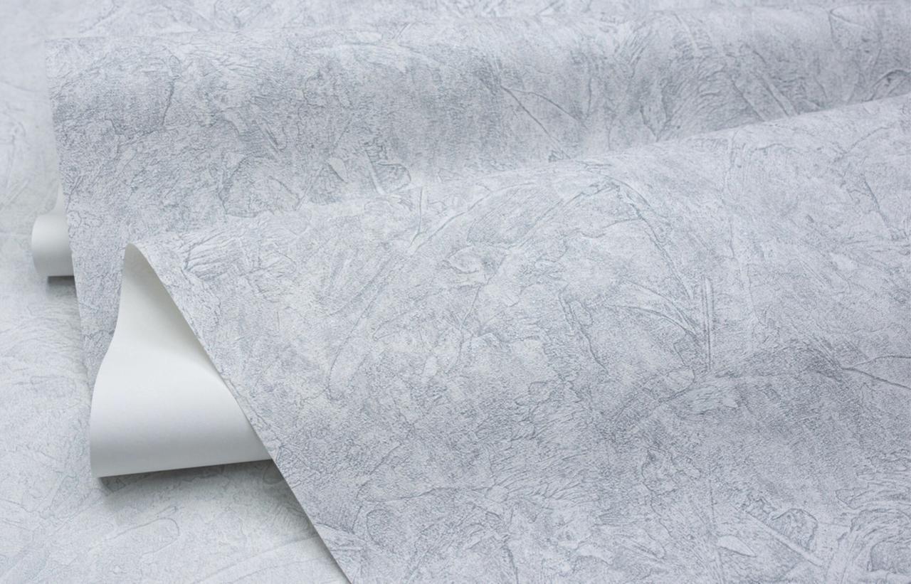 Обои флизелиновые SINTRA Impulse UNI 532454 фон винил горячего тиснения 1,06х10,05 м Серый