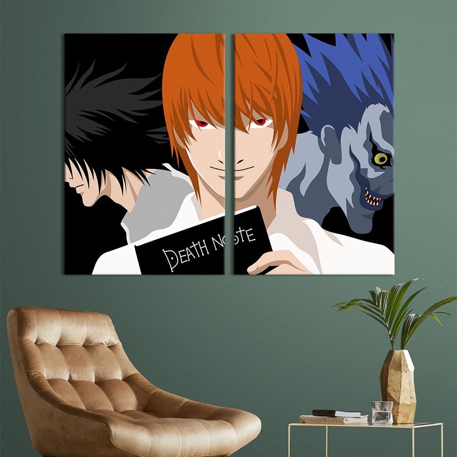 Картина на холсте Death Note 71x51 см (1468-2)
