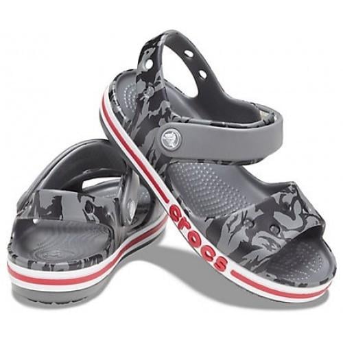 Босоножки Crocs Bayaband Printed р. C9/EUR 25-26 Slate Grey (7159146)