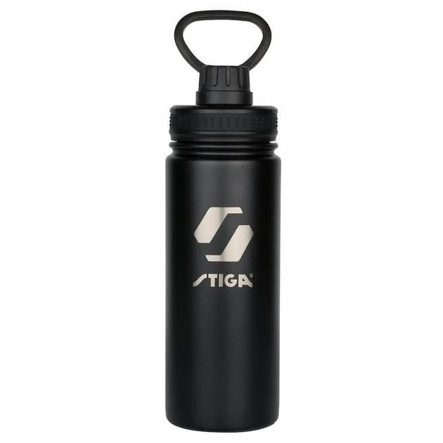 Бутылка для воды Stiga Water Bottle 550 мл Steel Black (931287) Бутылка для воды Stiga Water Bottle 550 мл Steel Black (931287)