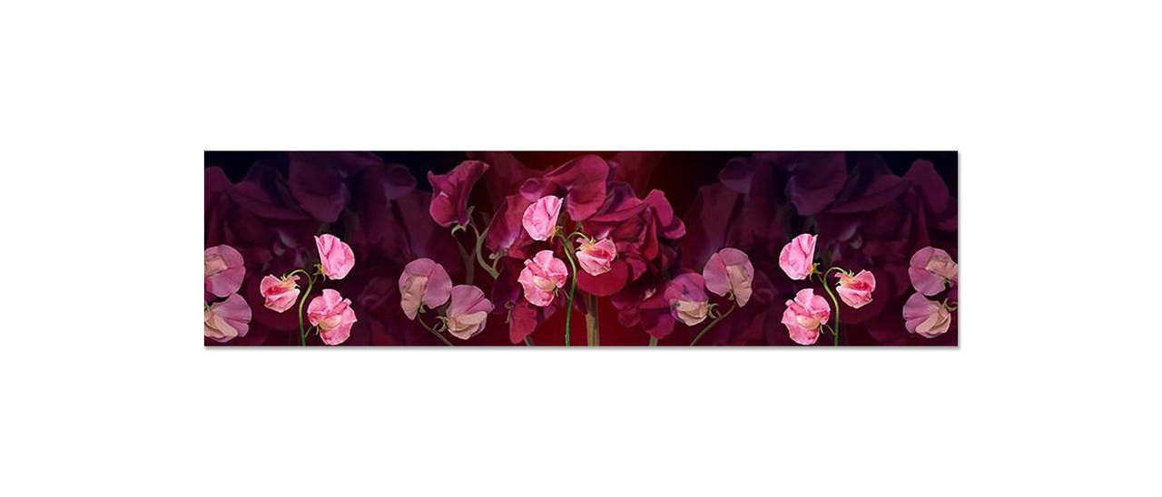 Наклейка виниловая 3D Zatarga Цветочное настроение 650х2500 мм Розовый (1225414081)