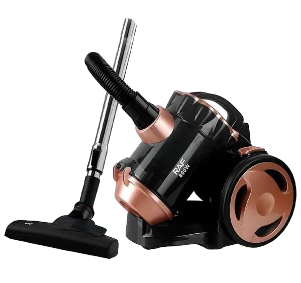 Пилосос вакуумний RAF R.8711G контейнерний 800 Вт Чорно-коричневий (2229265815)