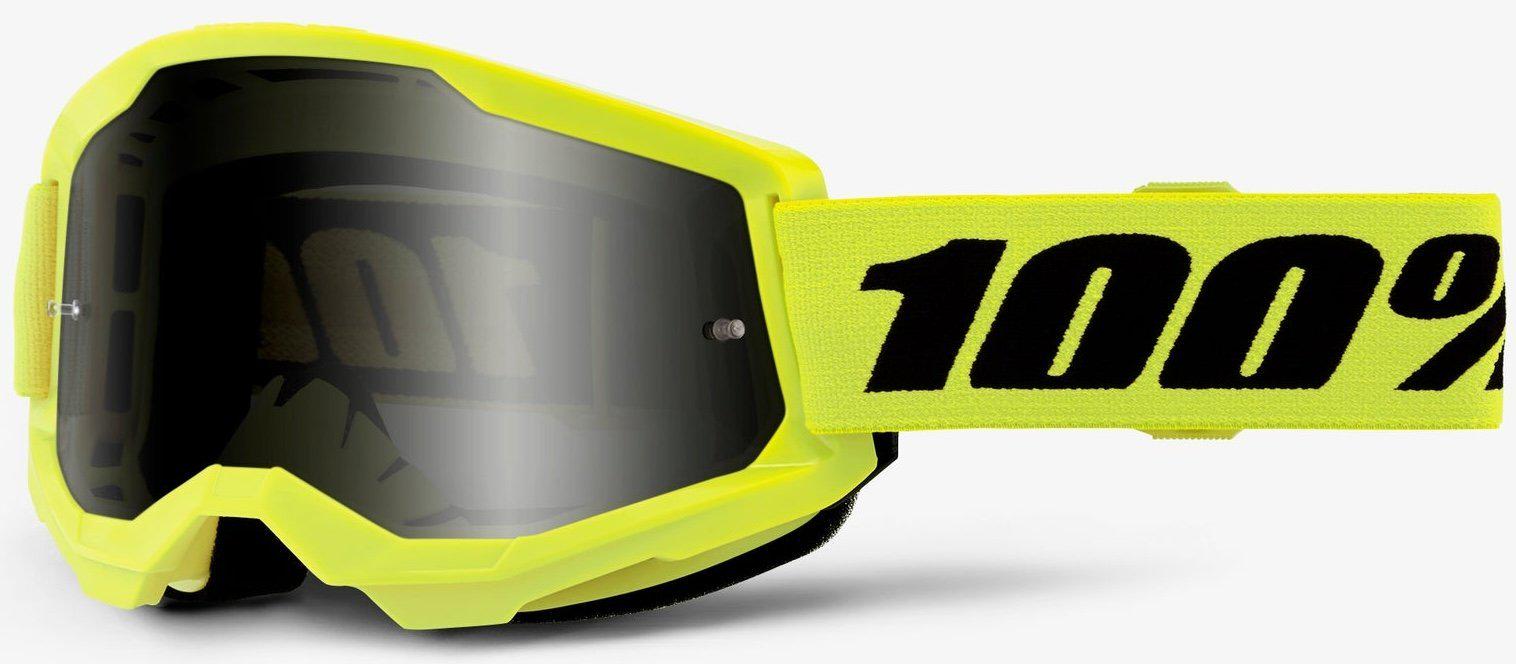 Мотоокуляри 100% STRATA 2 SAND Goggle Neon Yellow SAND (39437)