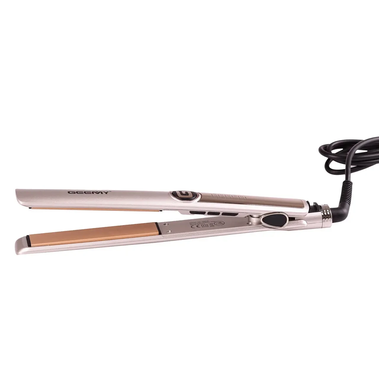 Праска для волосся Gemei GM-416 з турмаліновим покриттям Білий (5083)