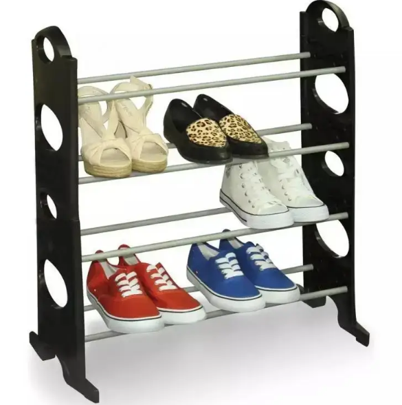 Полиця стійка для зберігання взуття Shoe Rack 4 полиці (17622) - фото 4