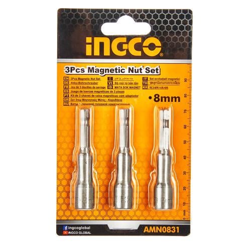 Набор головок торцевых INGCO магнитных 8 мм 1/4" 65 мм 3 шт. (26846507) Набор головок торцевых INGCO магнитных 8 мм 1/4" 65 мм 3 шт. (26846507)