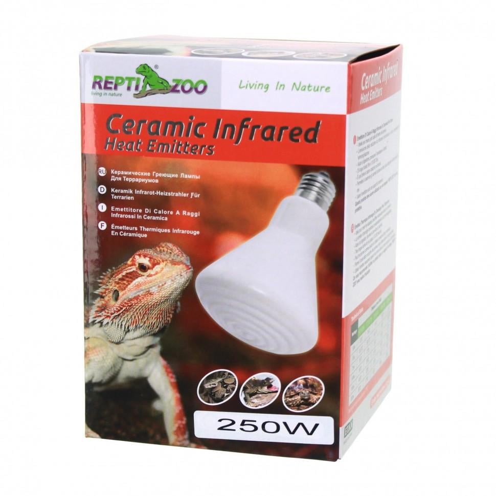 Лампа инфракрасная керамическая Repti-Zoo Ceramic Heat для рептилий 250W (RZ-DL290250)