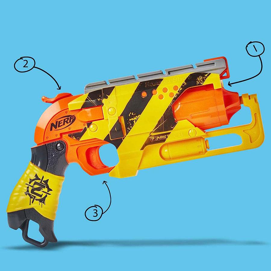 Бластер Nerf Zombie Strike HammerShot (E6173) - фото 3