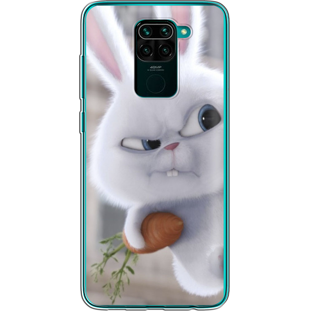 Чехол с рисунком Boxface Xiaomi Redmi Note 9 Rabbit Snowball Прозрачный силикон (39801-up1116-39801)