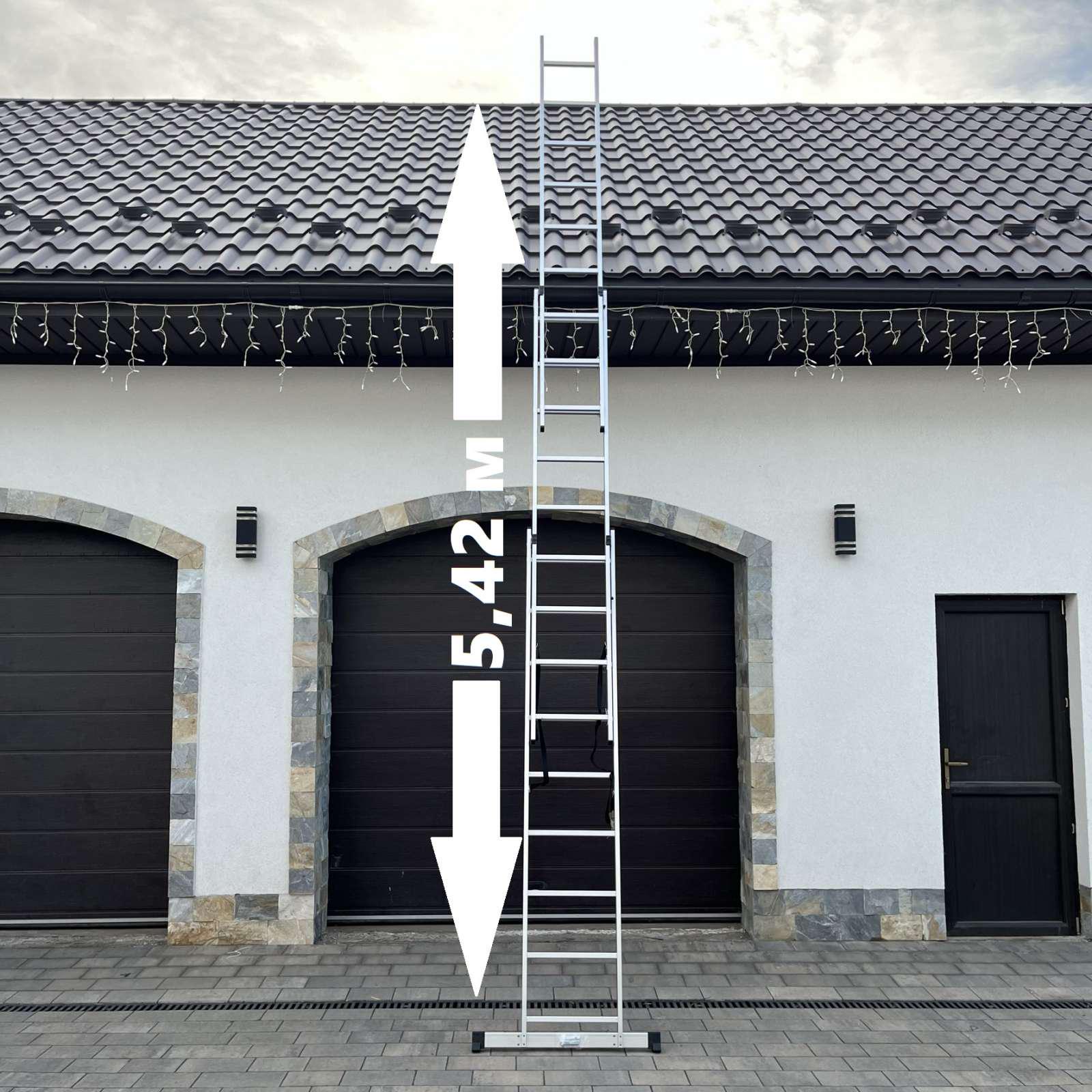 Лестница алюминиевая Higher универсальная раскладная 3х9 (10174479) - фото 2 Лестница алюминиевая Higher универсальная раскладная 3х9 (10174479) - фото 2