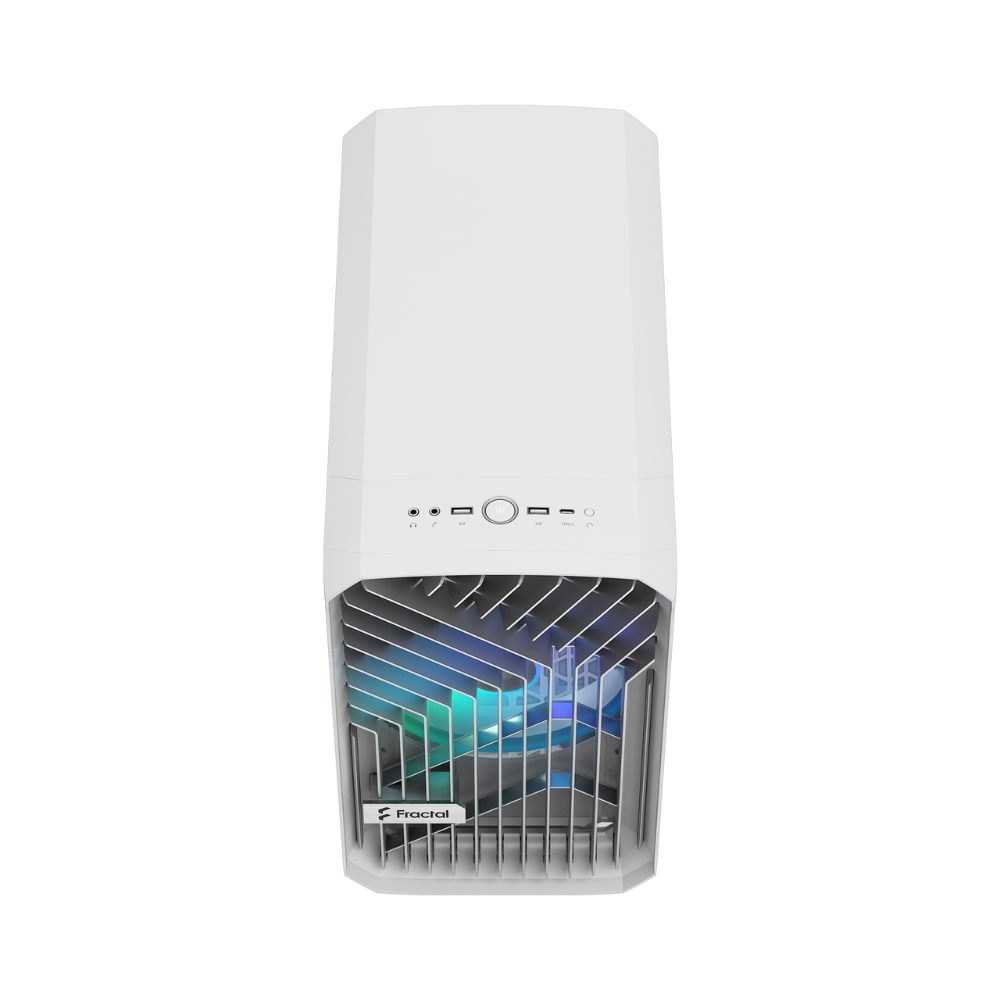 Корпус для компьютера Fractal Design Torrent Nano RGB TG Clear Tint no PSU White (FD-C-TOR1N-05) - фото 4 Корпус для компьютера Fractal Design Torrent Nano RGB TG Clear Tint no PSU White (FD-C-TOR1N-05) - фото 4