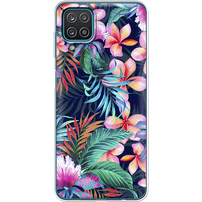 Чехол BoxFace Samsung A125 Galaxy A12 flowers in the tropics Прозрачный силикон (41506-up1971-41506)