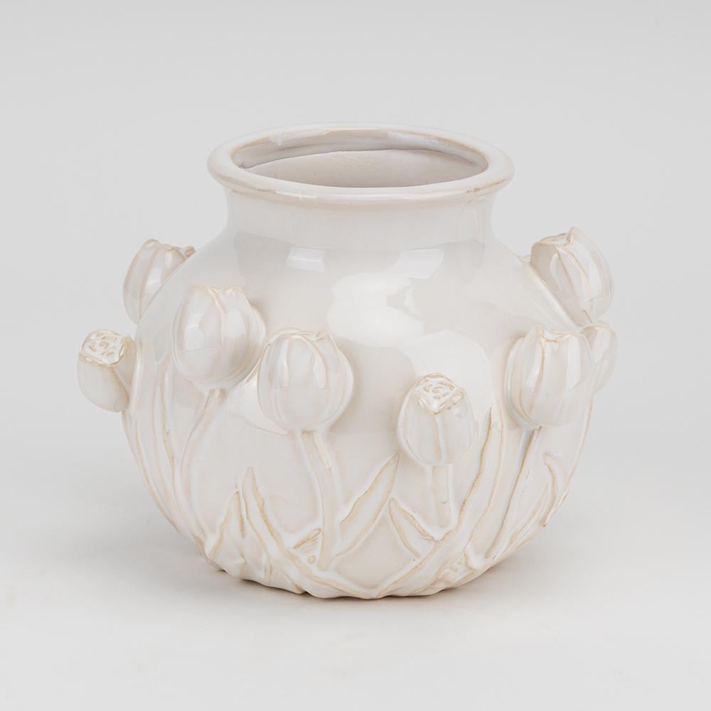 Комплект ваз Цветущий сад 15 см 6 шт. Кремовый (31917760)