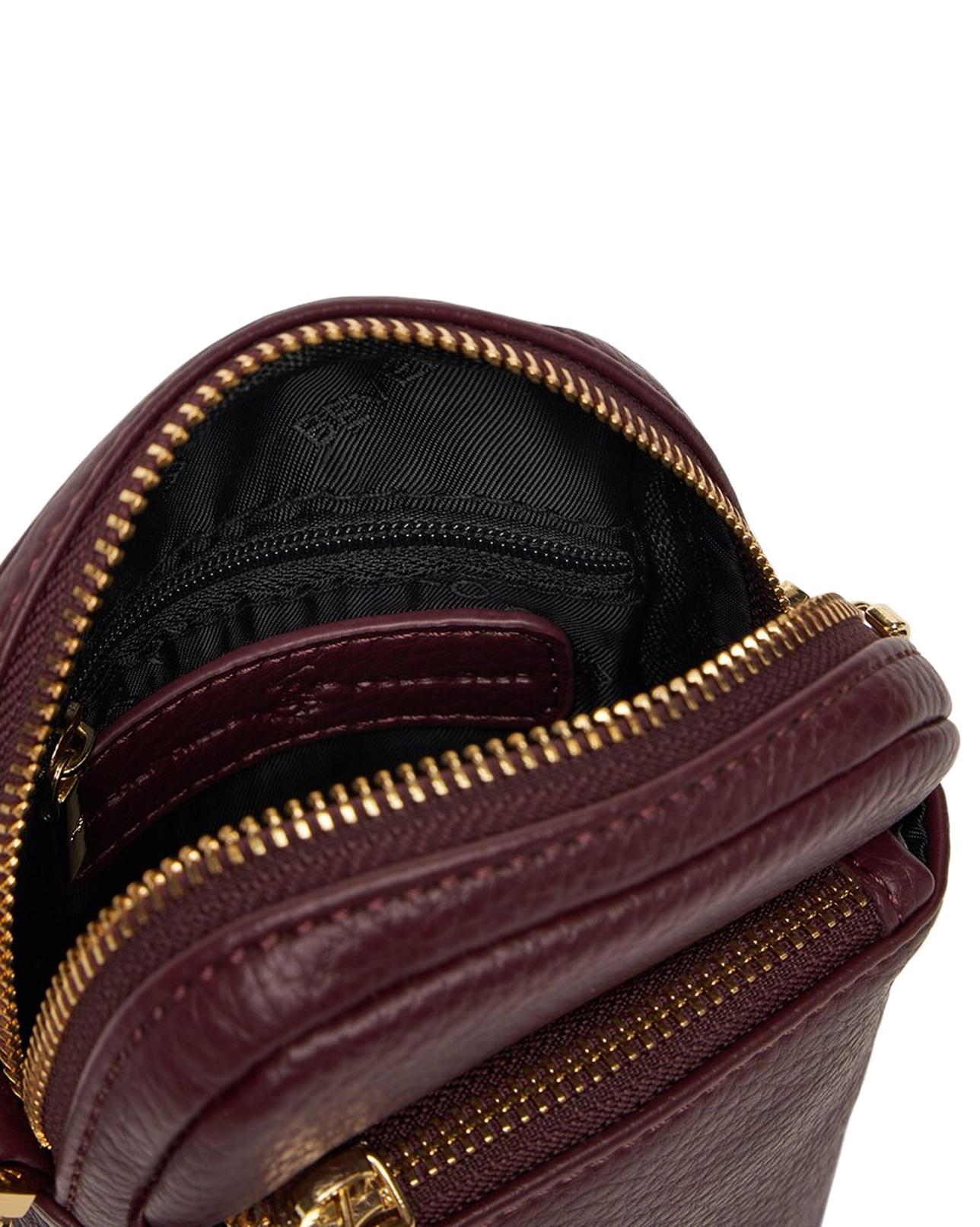 Сумка Beverly Hills Polo Club з ремінцем Бордовий (0395) - фото 4