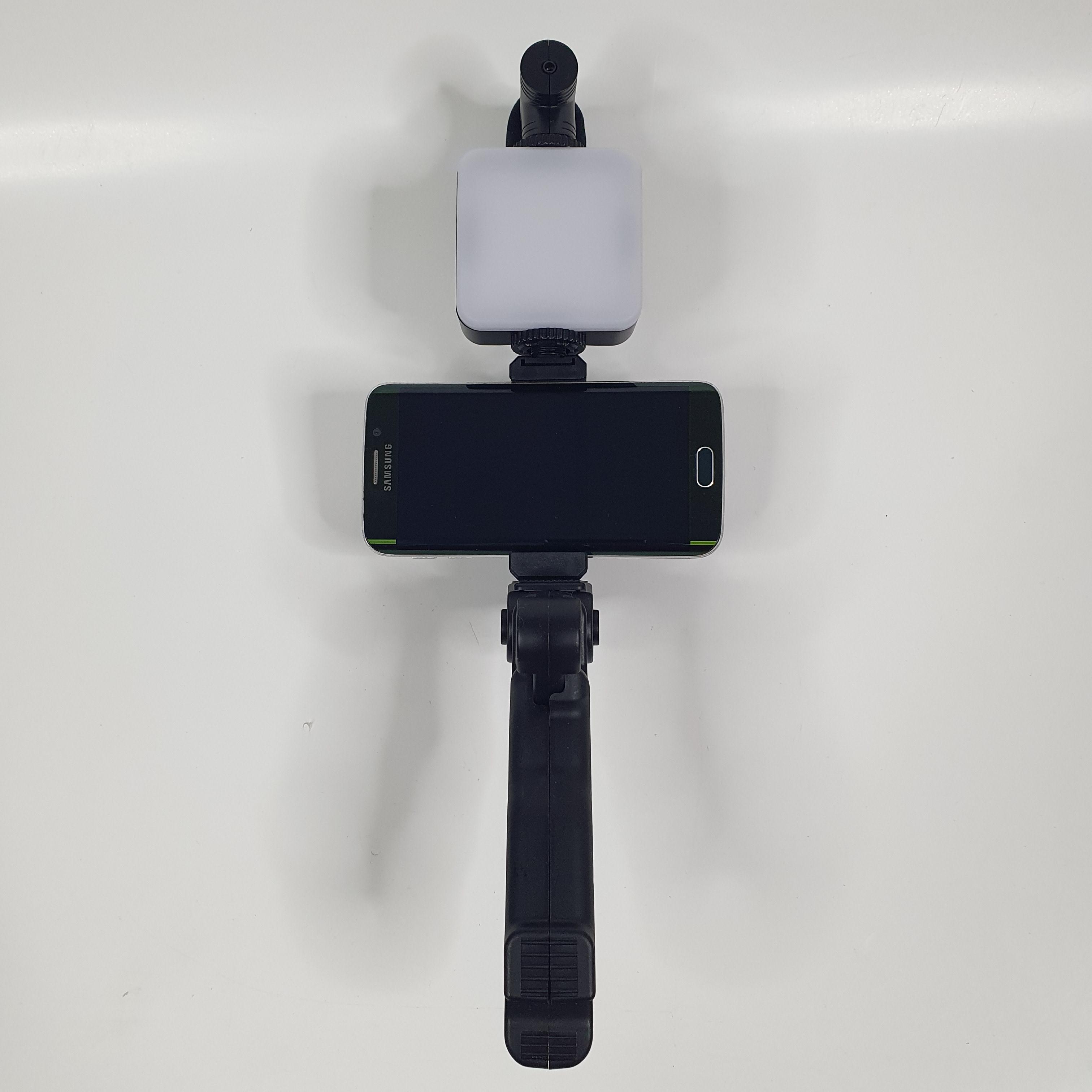 Набор блогера Ripoint 5в1 штатив трипод-стабилизатор для телефона с микрофоном/LED подсветкой/держателем и пультом Черный (AY-49) - фото 12 Набор блогера Ripoint 5в1 штатив трипод-стабилизатор для телефона с микрофоном/LED подсветкой/держателем и пультом Черный (AY-49) - фото 12