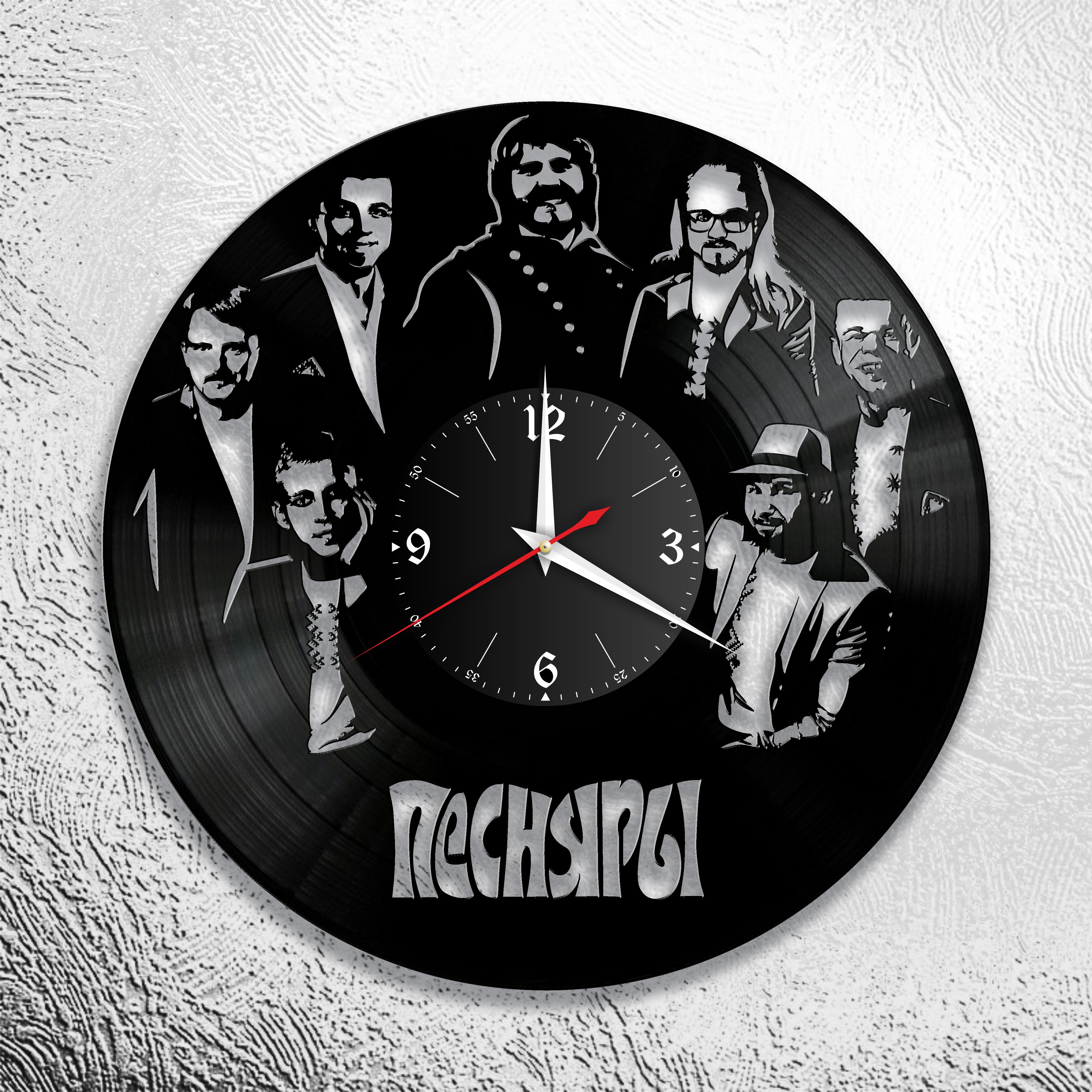Часы настенные Песняры 0784 из виниловой пластинки