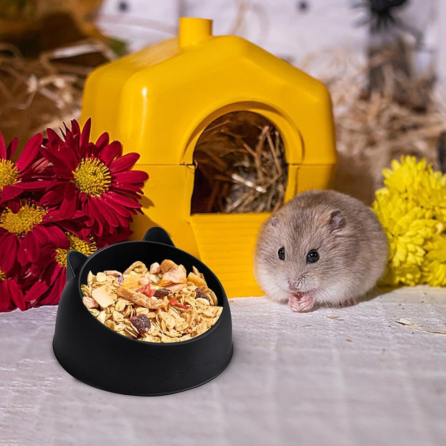 Миска для кормления кошек и грызунов устойчивая с ушками пластиковая 13x7 см Черный (D-0160) - фото 6 Миска для кормления кошек и грызунов устойчивая с ушками пластиковая 13x7 см Черный (D-0160) - фото 6