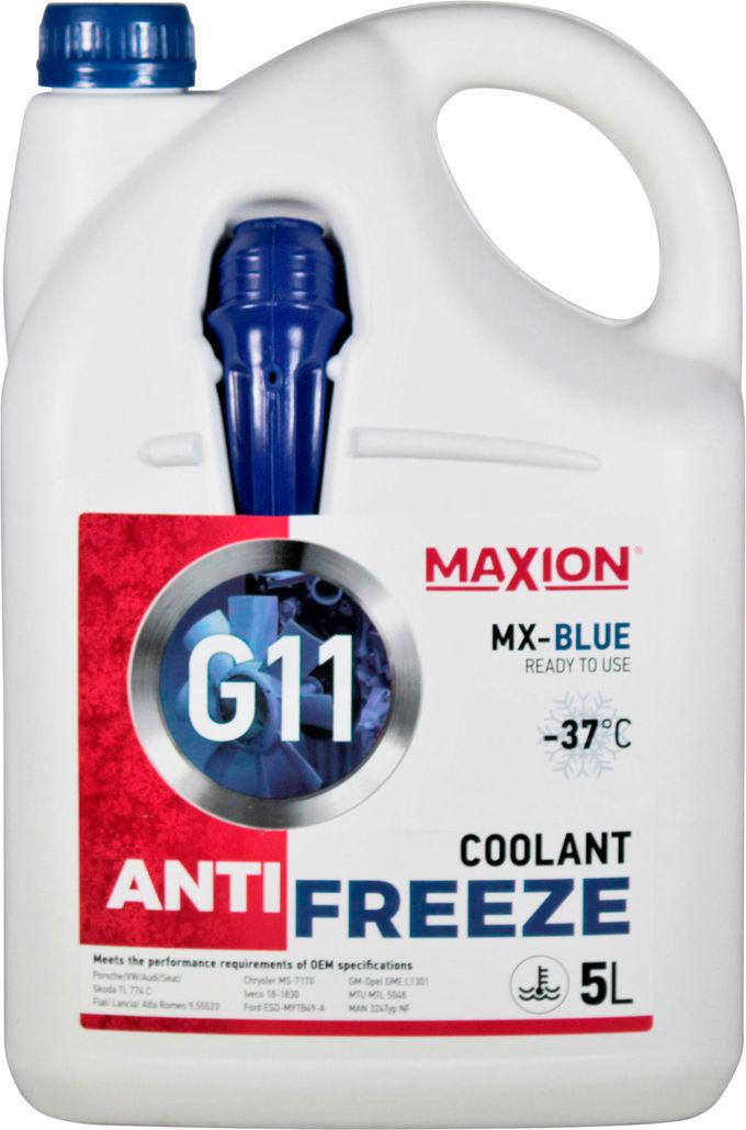 Антифриз Maxion G11 от -35 до +108 5 л Blue (mxaf4)