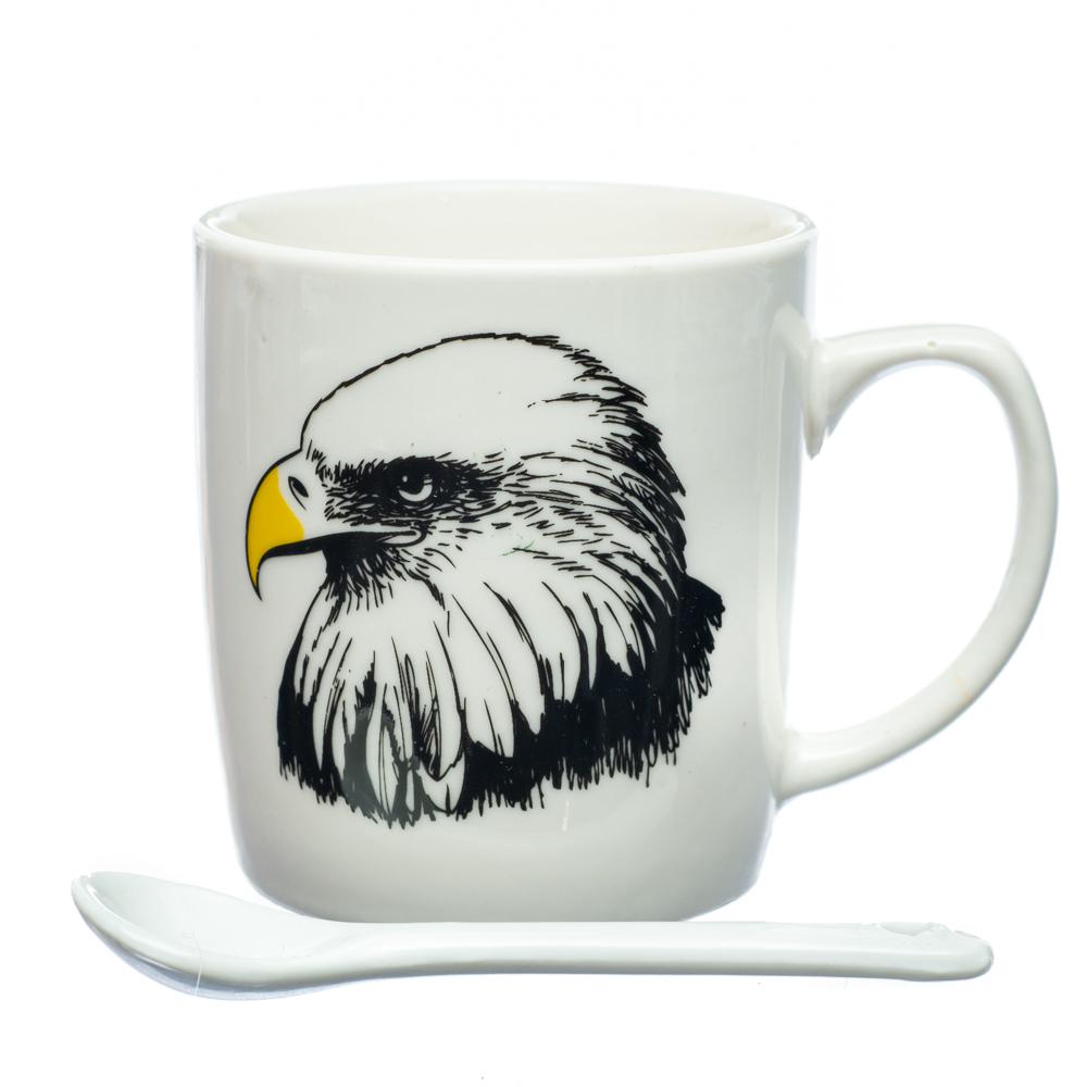 Керамическая чашка Elisey Wild Орёл 200 мл (8804-007)