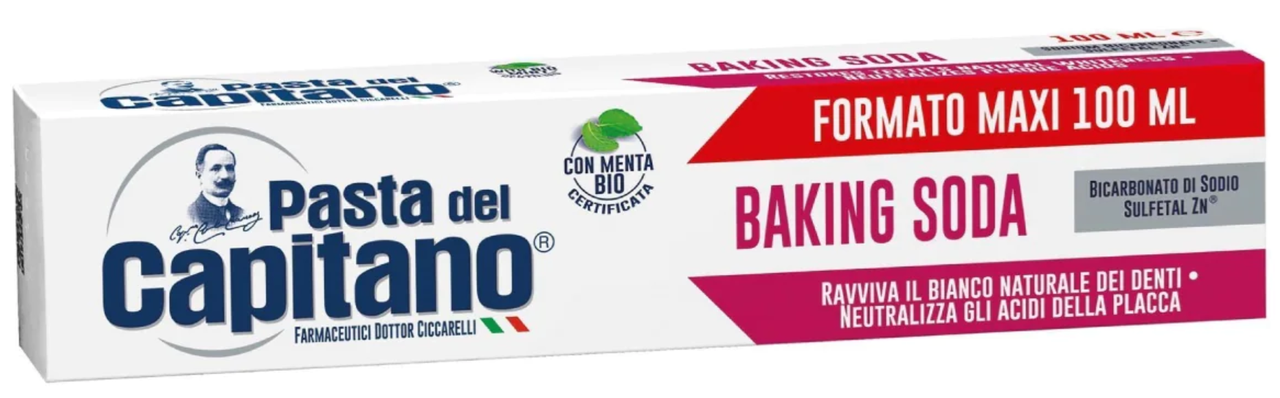 Зубна паста Del Capitano Baking Soda 100 мл (8002140197000)