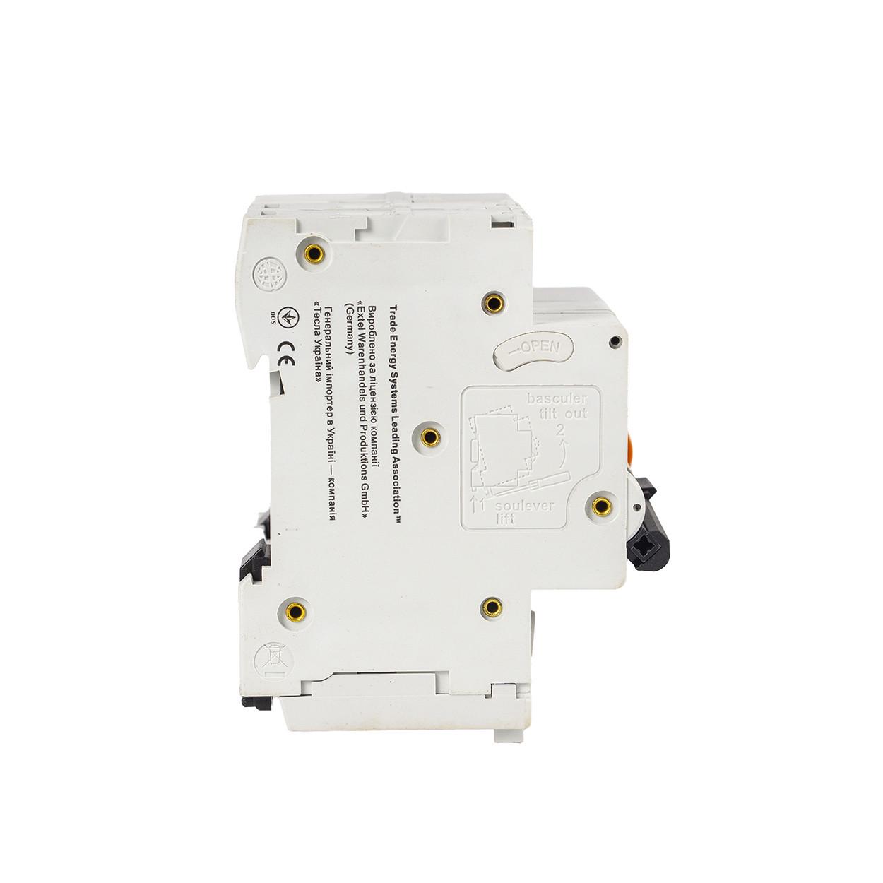 Автоматичний вимикач диференційного струму TESLA NTB1 C8 2P 8A 300mA 6kA (185) - фото 3