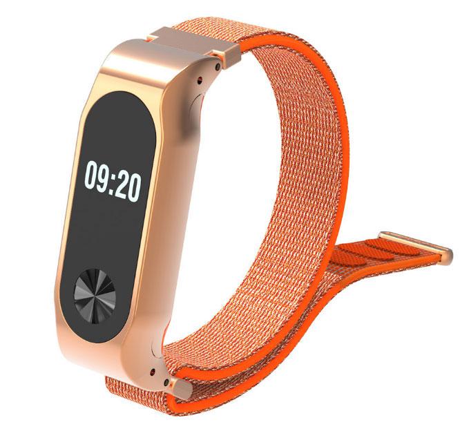 Нейлоновый ремешок Primo для фитнес-браслета Xiaomi Mi Band 2 Orange (701420469) - фото 2