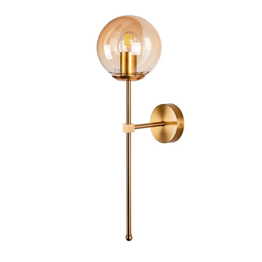 Светильник настенный шар Levistella 999W2501F-1 BRZ/BR бронза плафон Коричневый