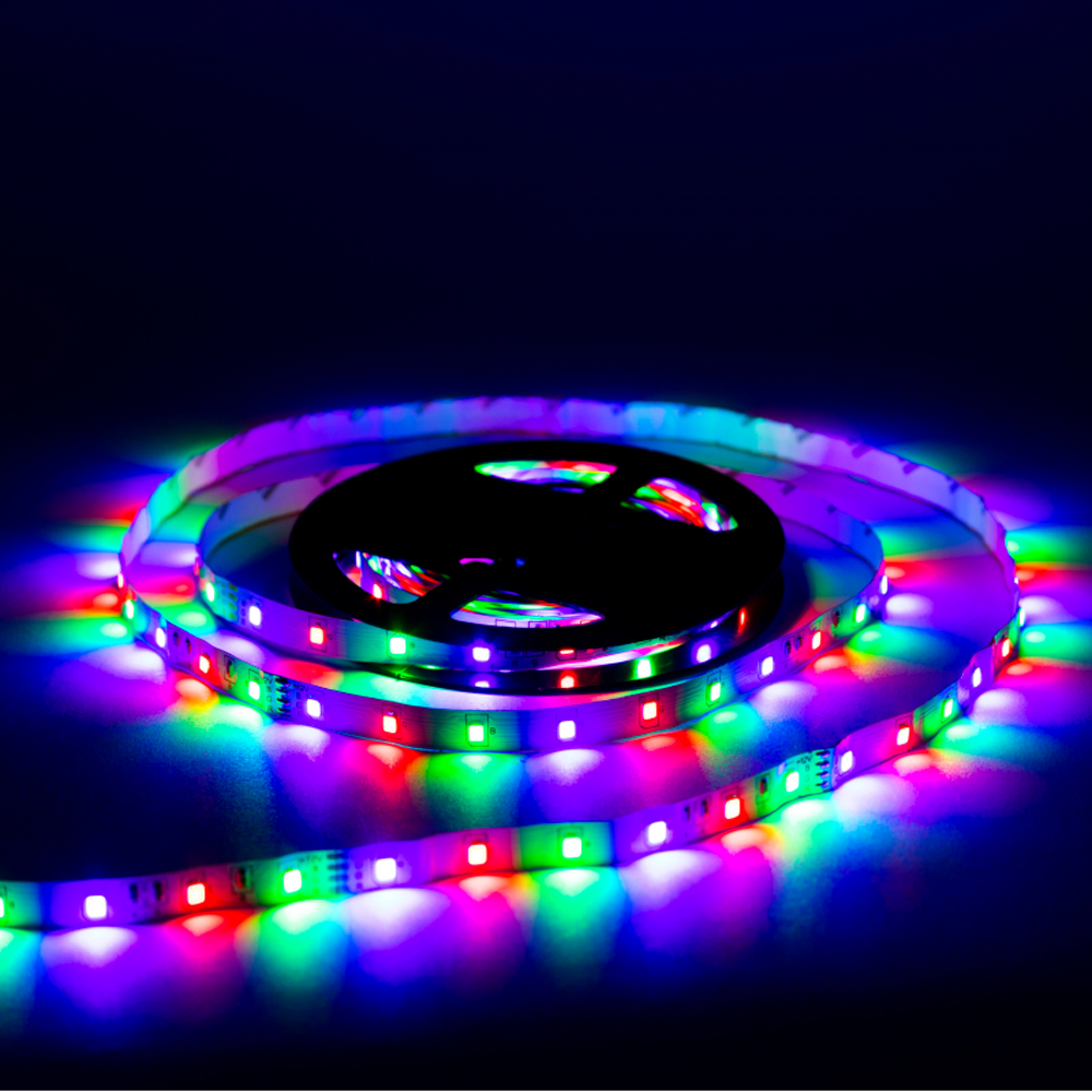 Стрічка світлодіодна smd 5050 RGB з пультом 12 V (1-1-3507) - фото 4