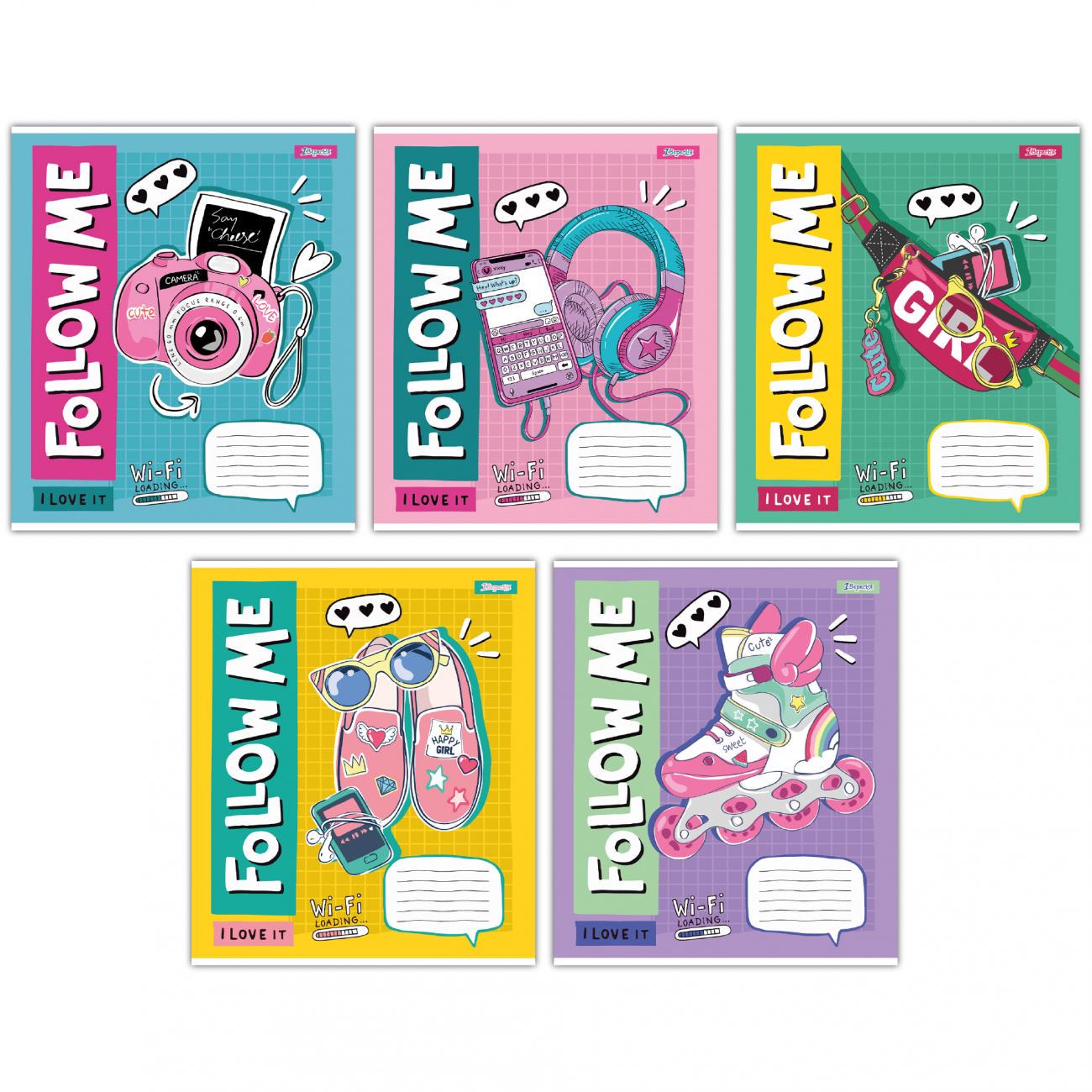 Зошити учнівські у лінійку 1 вересня Follow me 12 арк. 25 шт. в уп. (MTT-182800) - фото 1 Зошити учнівські у лінійку 1 вересня Follow me 12 арк. 25 шт. в уп. (MTT-182800) - фото 1