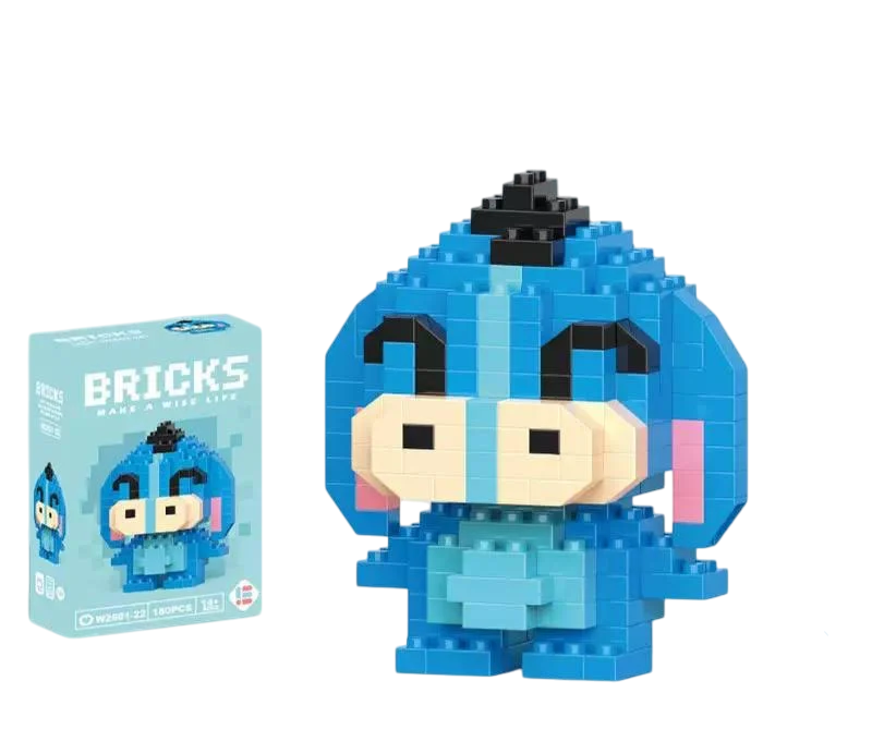 Конструктор фигурка Bricks Ослик (w-022)