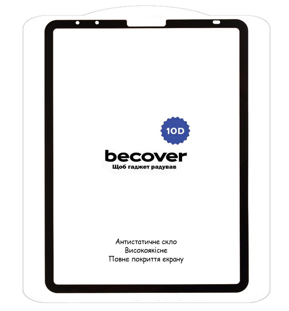 Защитное стекло BeCover 10D для планшета Apple iPad Air 4 10,9" 2020/iPad Air 5 10,9" 2022 Black (2103501322) - фото 2