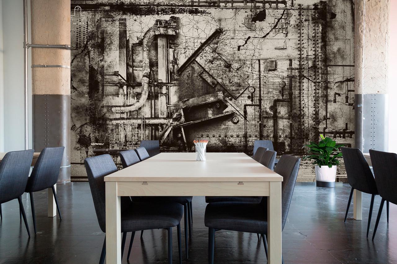 Фотообои флизелиновые для спальни/зала/кухни моющиеся в стиле лофт Лофт идея