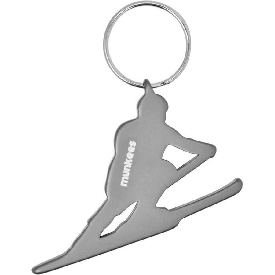 Брелок-открывашка Munkees 3496 Skier Grey