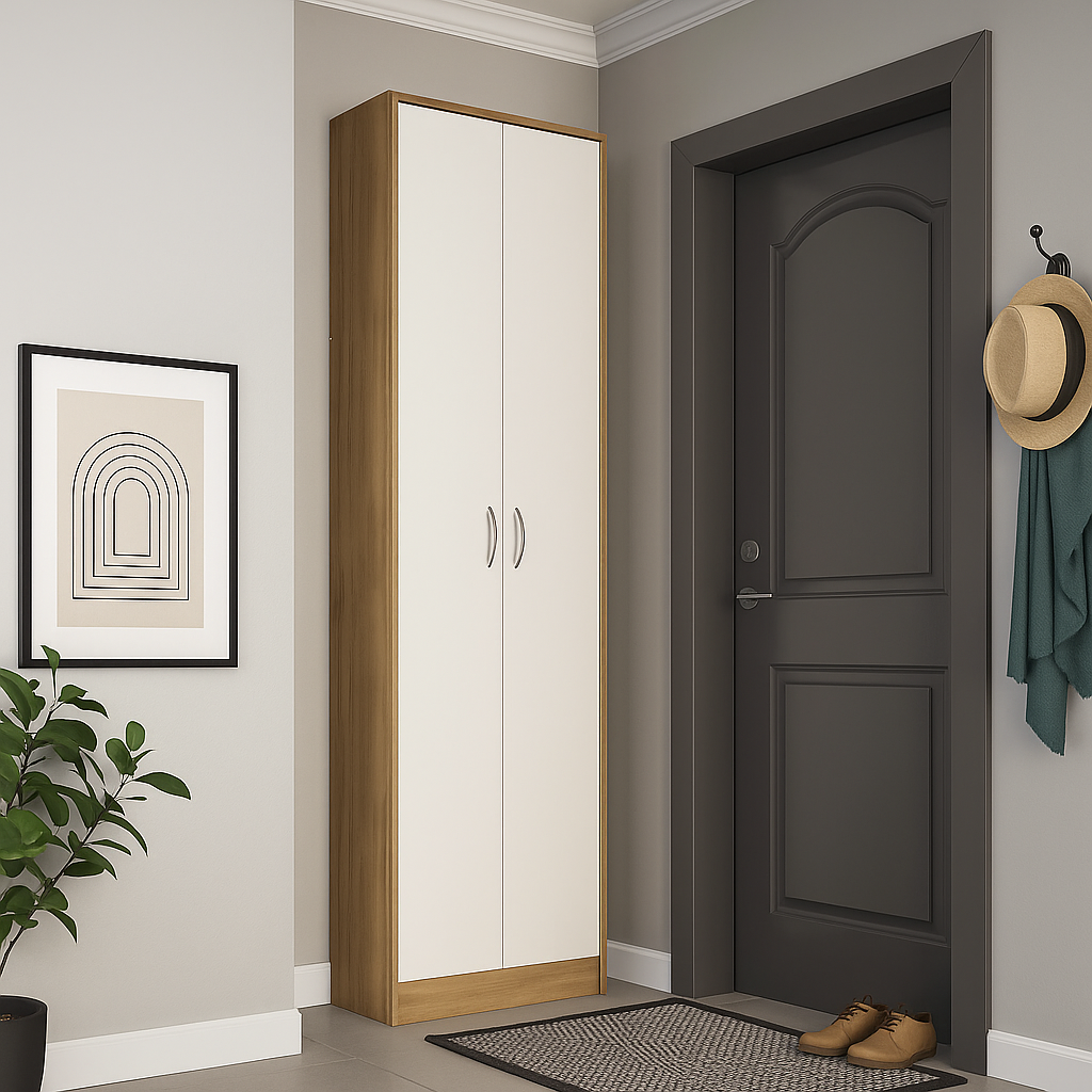 Шкаф для прихожей Mebel Service 2Д Дуб барокко/Белый (30244496)