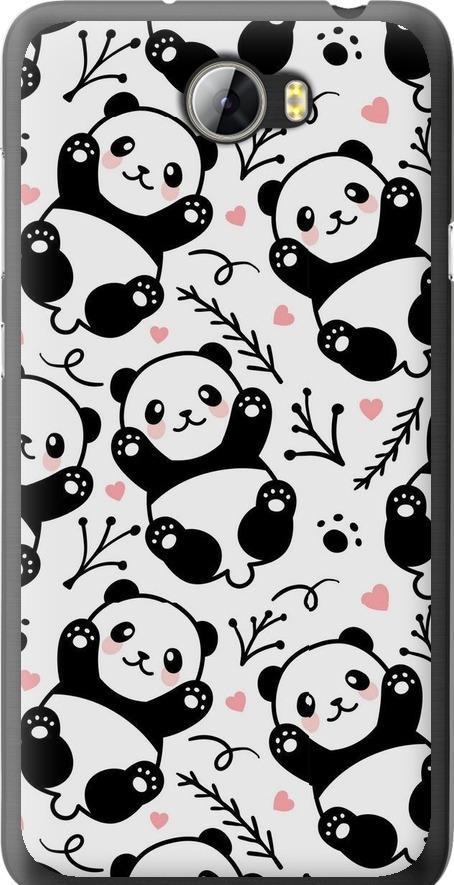 Чехол на Huawei Y5 II Панды (4318t-496-42517)