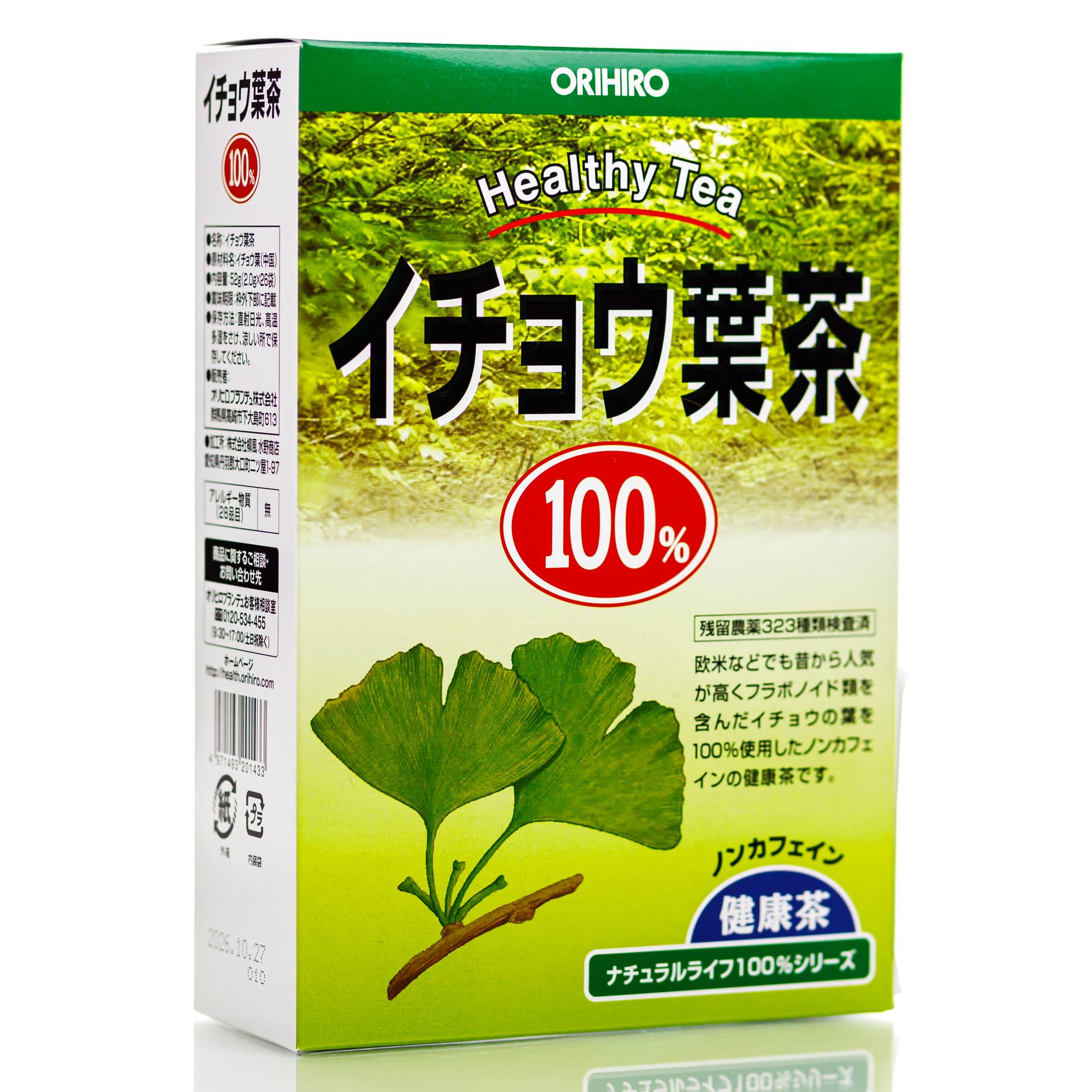 Чай с Гингко Билоба Orihiro Ginkgo Biloba Tea 1 уп. 26 шт.