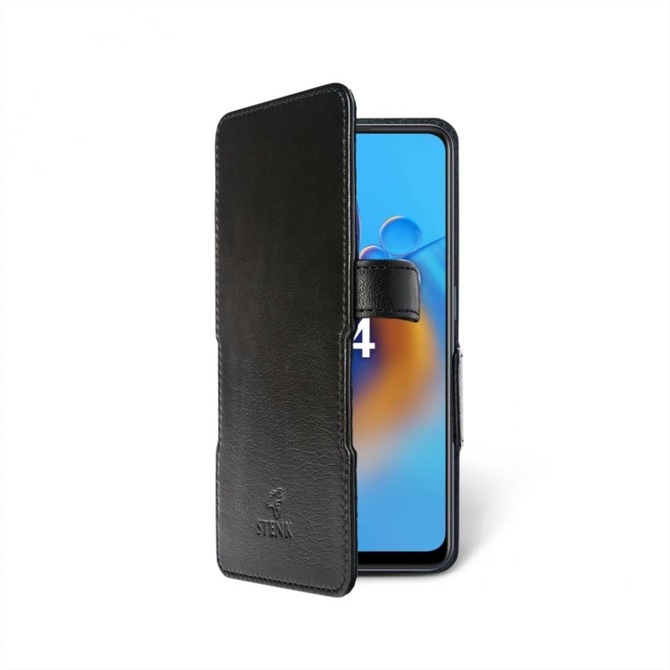 Чехол книжка Stenk Prime для OPPO A74 Черный (69021)