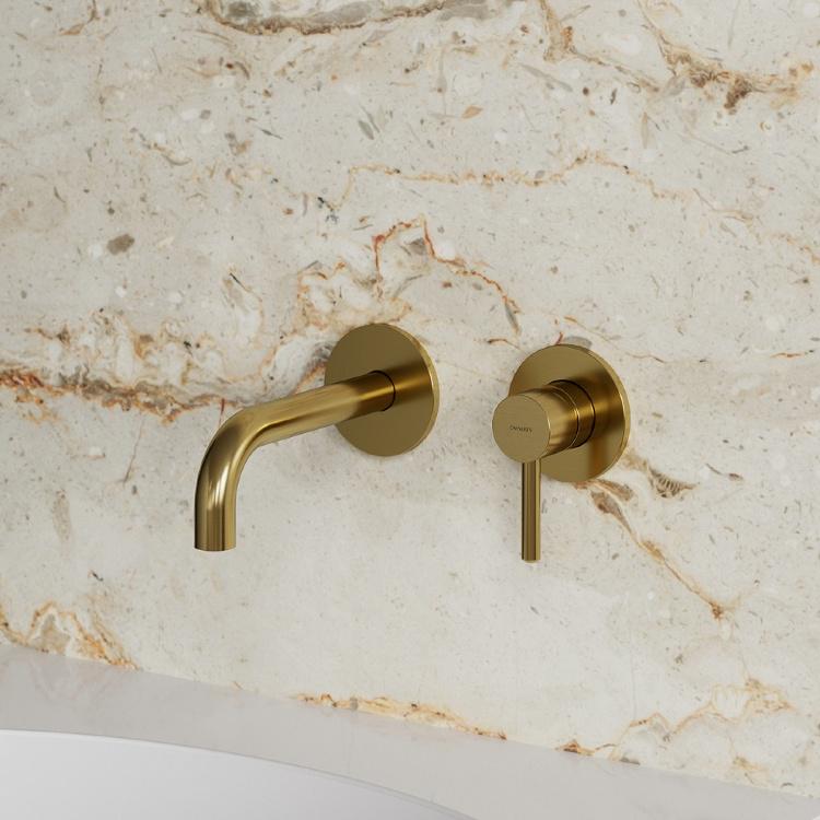 Смеситель для раковины Omnires Y Brushed Gold (Y1215HGLB) - фото 3