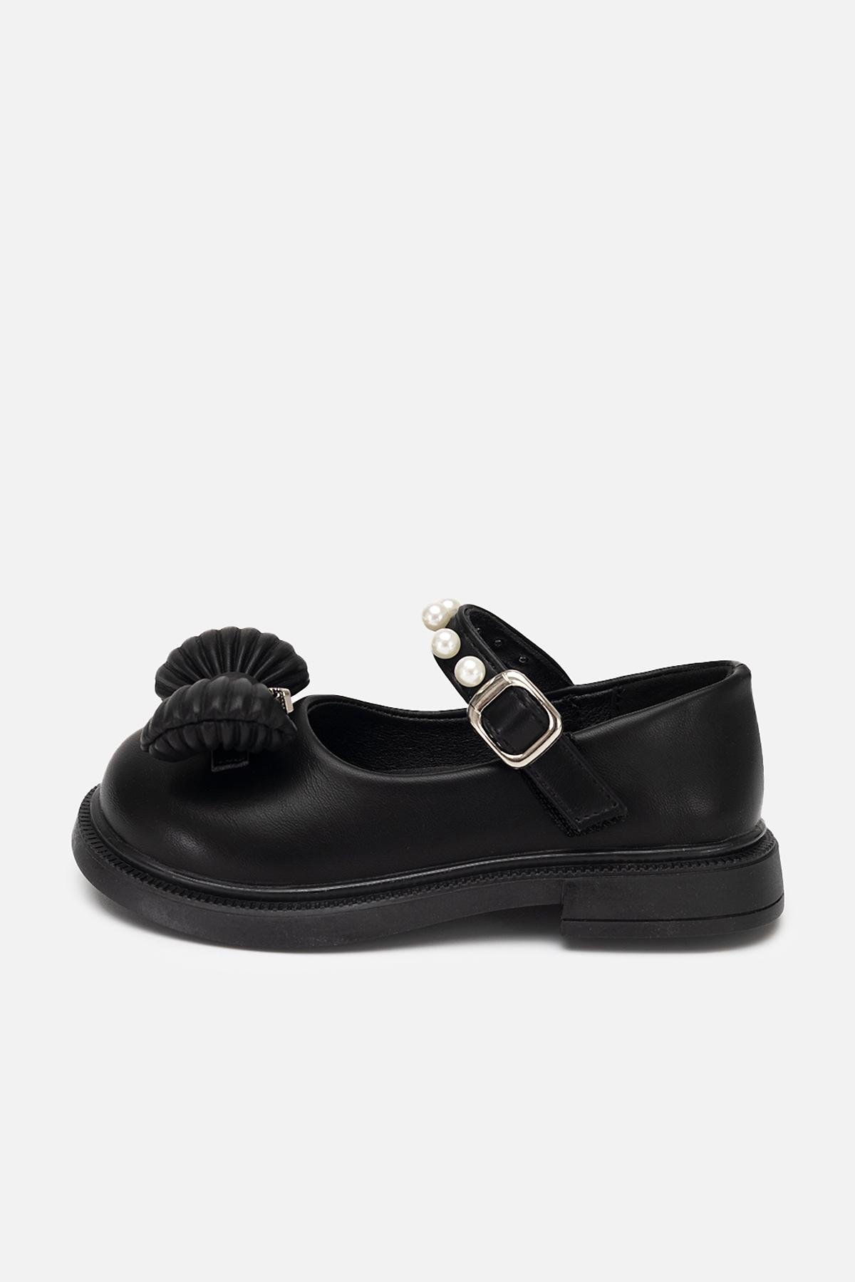 Туфли на плоской подошве для девочки р. 27 Черный (SKT000995505)